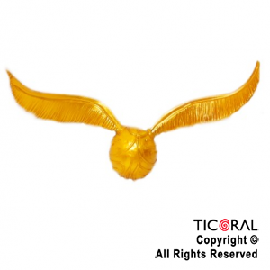 ADORNO SNITCH DORADA DE HARRY POTTER A. PORCELANA FRIA x 1